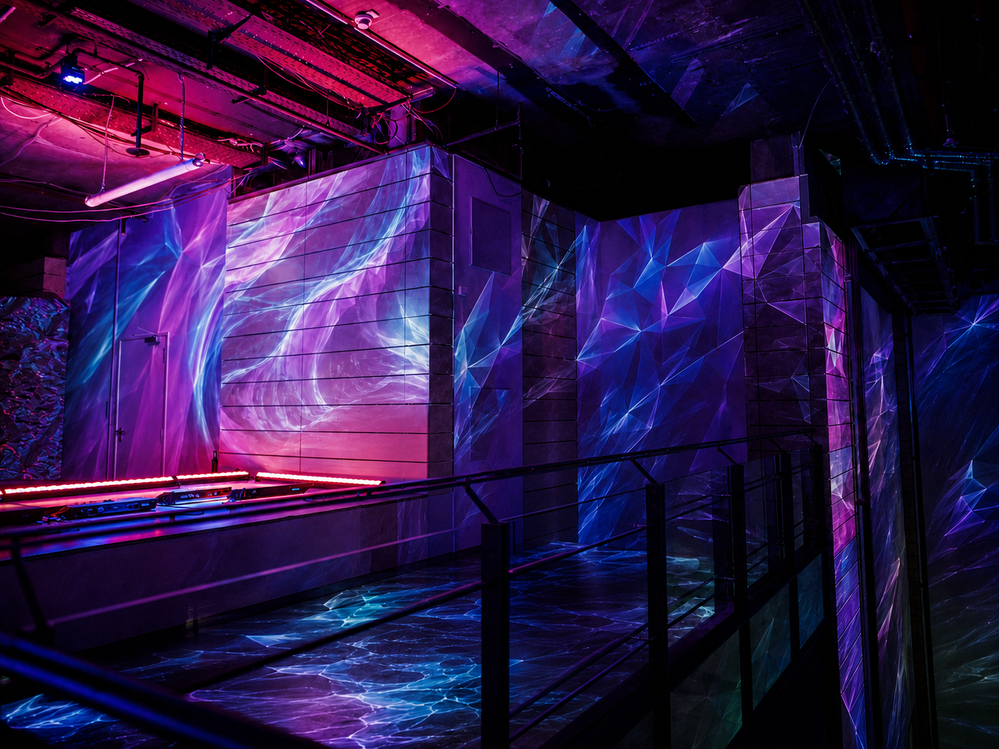 Projection Mapping über die Venue-Architektur